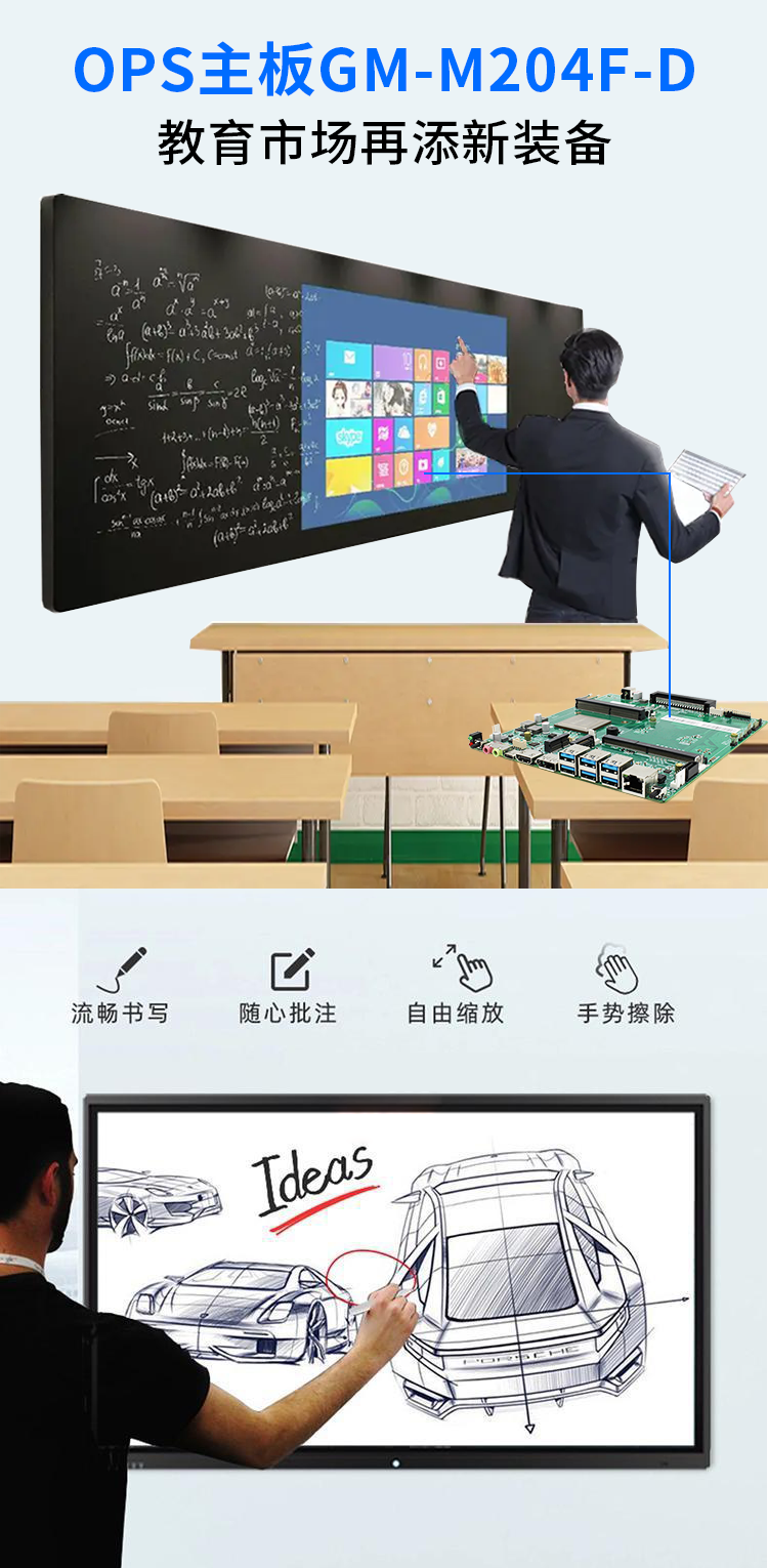 【高能計算機新品發(fā)布】飛騰D2000國產(chǎn)OPS主板，讓教育設(shè)備智慧融合！(圖1)